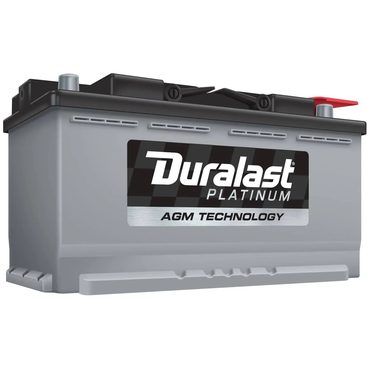 2026 Upgraded Everyday Co Duralast Platinum Battery H8-AGM, Group Size 49, 900 CCA Improved