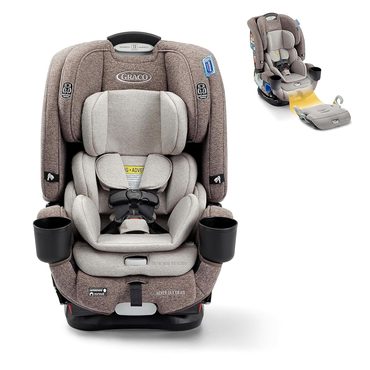 Essential Basic Line 4Ever DLX 4-in-1 Car Seat, Charlie, Infant to Toddler, Rear/Forward/Booster Value