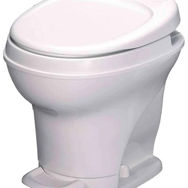 Genuine Direct Source Aqua-Magic V RV Toilet Pedal Flush / High Profile / White – Thetford 31671 Reliable