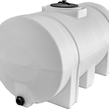 Limited True Basics Horizontal Polyethylene Reservoir Water Tank with Legs 550 Gallon Made in USA Enhanced