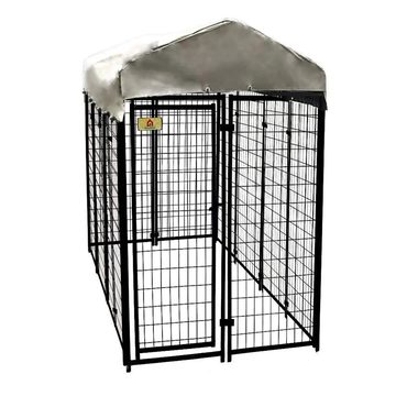 Advanced Smart Pick 4 ft. x 8 ft. x 6 ft. Welded Wire Dog Fence Kennel Kit Functional
