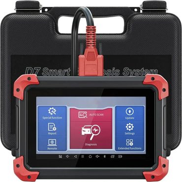 Classic Open Market D7 Automotive OBD2 Scanner ECU Coding Bidirectional 36+ Resets Android 10 Full System Fine