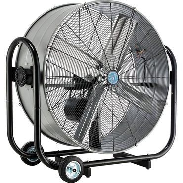 Genuine Clear Choice 36x22 Portable Tilt Drum Blower Fan, Belt Drive Distinctive