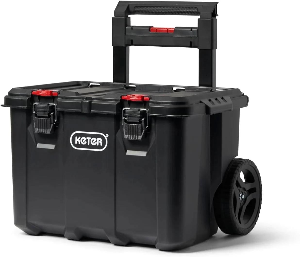 Select Everyday Co Keter Stack-n-Roll Modular Tools Organizer for Garage Storage and DIY 3 Piece Resin Rolling Tool Box System Fine