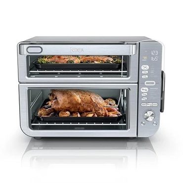 Popular Fresh Find Ninja Countertop Oven Double Stack XL & Air Fryer, 12 in 1, Stainless Steel DCT651 Improved
