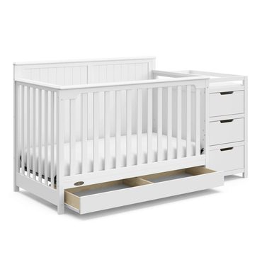 Genuine Smart Pick Graco Hadley 5-in-1 Convertible Crib and Changer with Drawer Modern