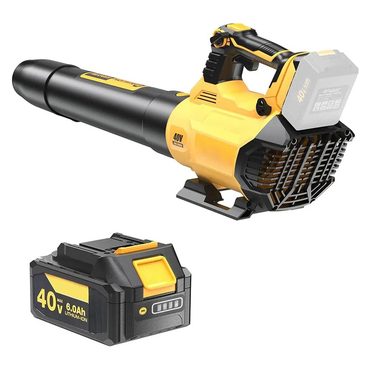 Essential Simple Goods Cordless Electric Leaf Blower, 650 CFM, 195 MPH, 40V 6.0 Ah Battery and Charger Included Reliable