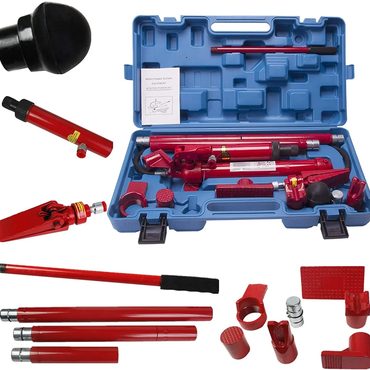 2026 Upgraded Everyday Co 10 Ton Porta Power Hydraulic Jack Repair Kit Auto Shop Air Pump Lift Ram Body Frame Tool Heavy Set Enhanced