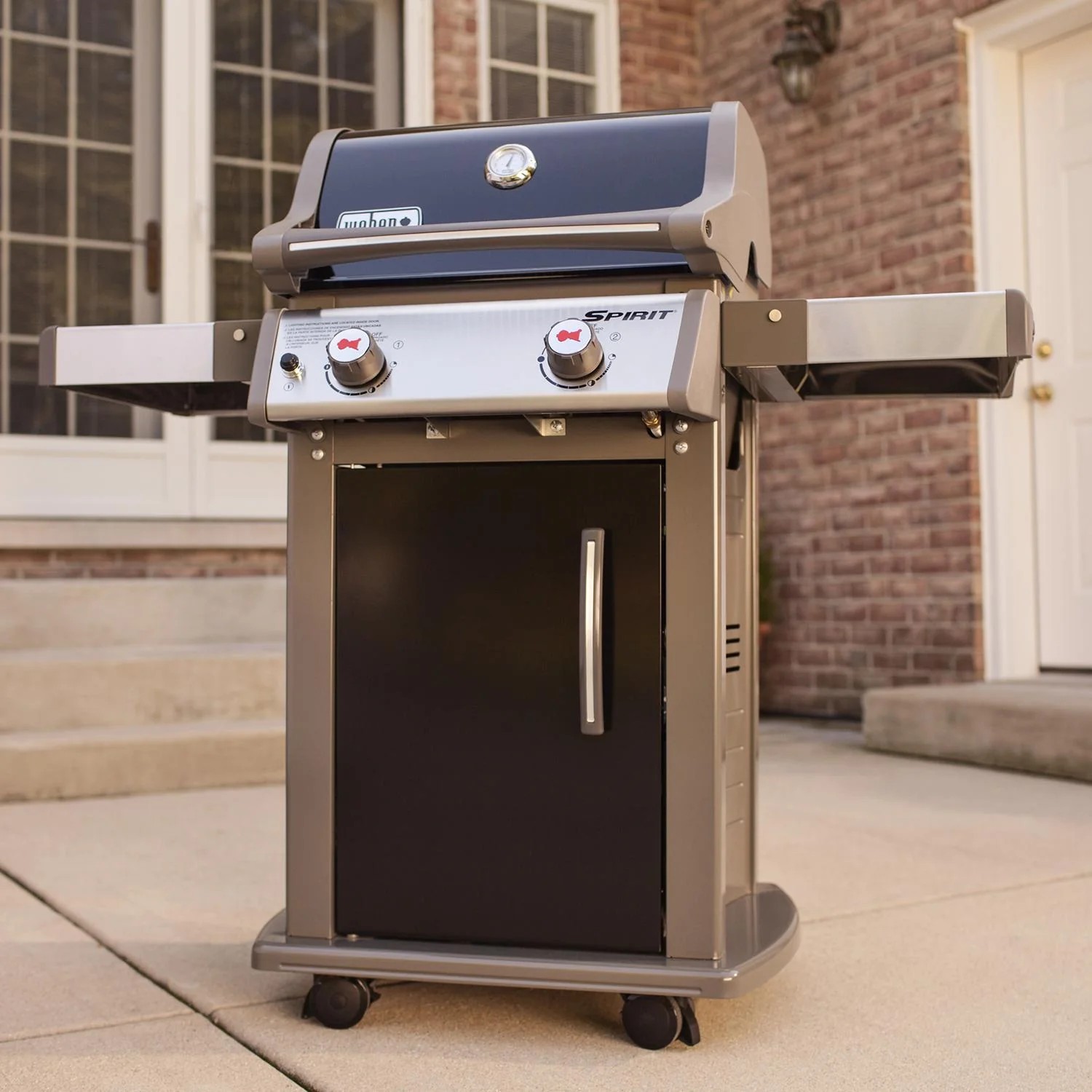 Popular Basic Line Weber Spirit E-210 2 Burner Liquid Propane Grill Black Fine