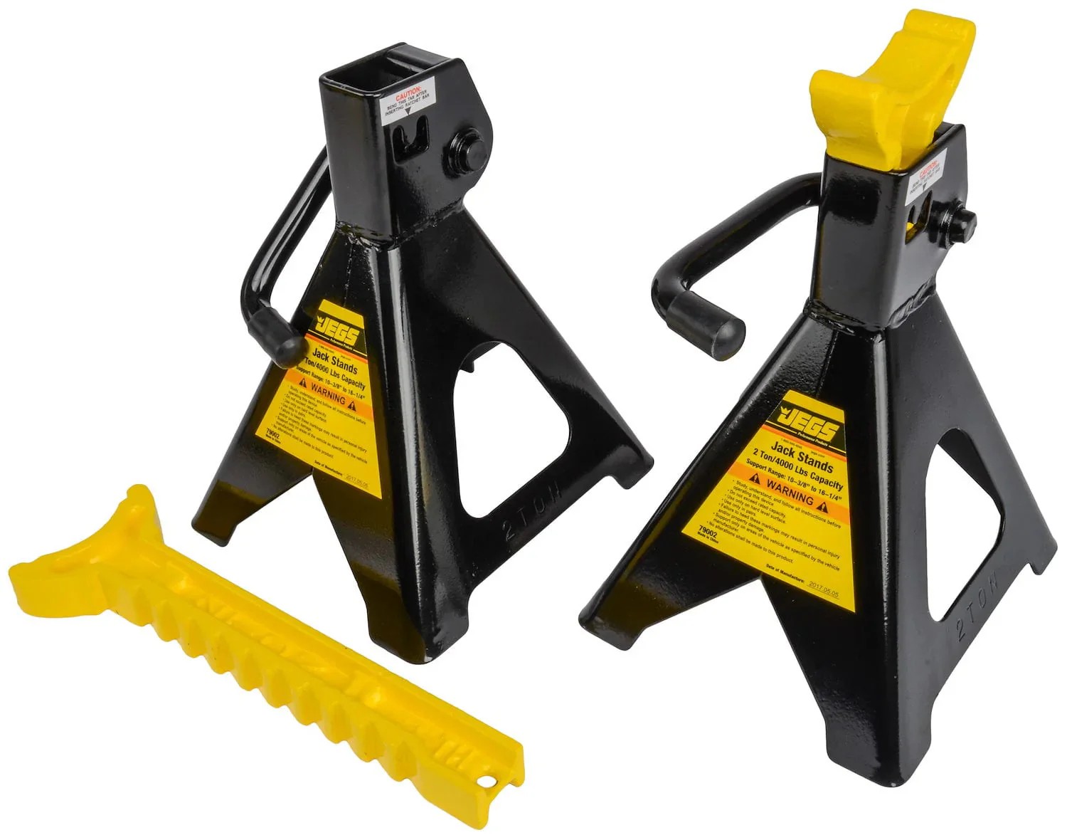 Select Clear Choice JEGS 79002 Hydraulic Utility Floor Jack & Stands Heavy Gauge Steel Frames Original