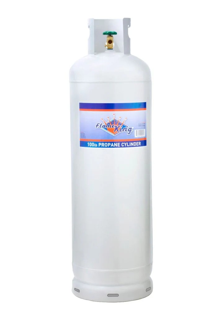 Revolutionary Everyday Co 100 lb Steel Propane Cylinder with OPD Valve, DOT Approved, Rust-Resistant, for Grills & Heaters Practical