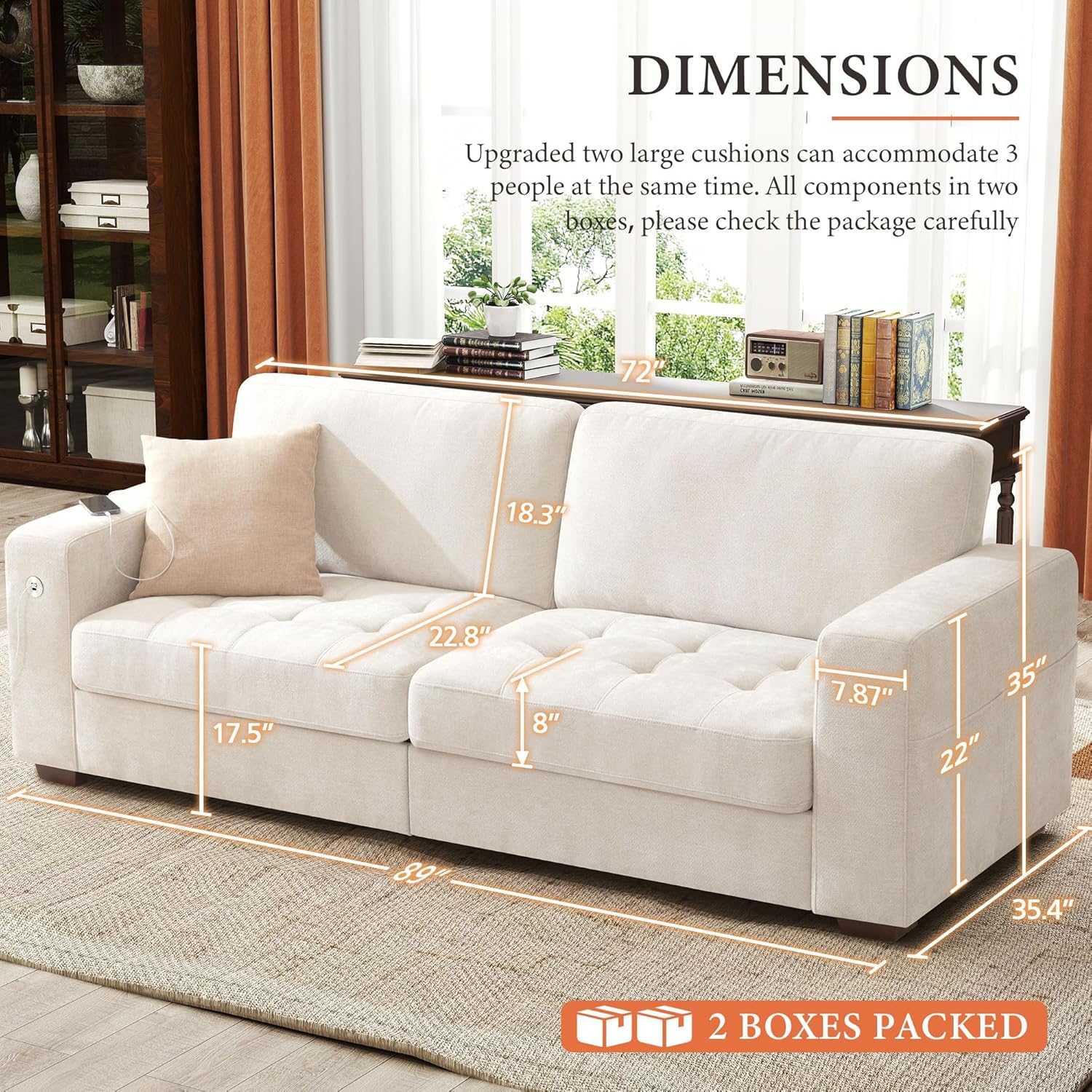 Premium Fresh Find Ihanherry 146" U-Shaped Modern Sofa Modular Sectional Cloud Couch Grey Practical