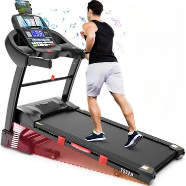 Economy Open Market 4.5HP Foldable Treadmill, 15 Auto Incline Levels, 10MPH Speed, 300LB Capacity, Home Exercise Machine Modern