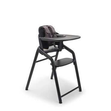 Select Pure Value Wooden Baby High Chair Adjustable 1 Second Easy Clean Safe Ergonomic Black Distinctive
