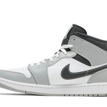 In Season Prime Select Jordan 1 Mid 'Light Smoke Grey' Practical