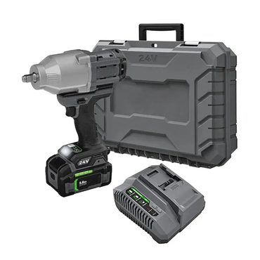 Limited Basic Line FX14711C 24volt Variable Speed Brushless 12in Drive Cordless Impact Wrench 1Battery Included Sensible
