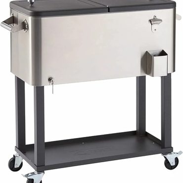 In Season True Basics TRINITY Stainless Steel Cooler with Cover (100 Quart) Reliable