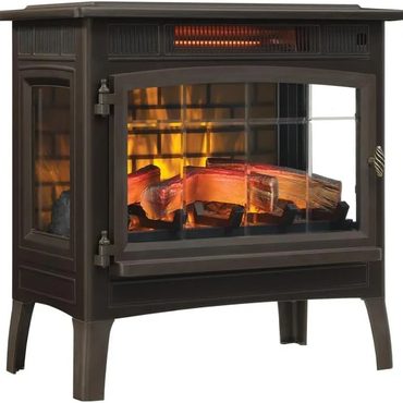 2026 Debut Open Market duraflame Freestanding Electric Fireplace Stove Heater with 3D Flame Effect Enhanced