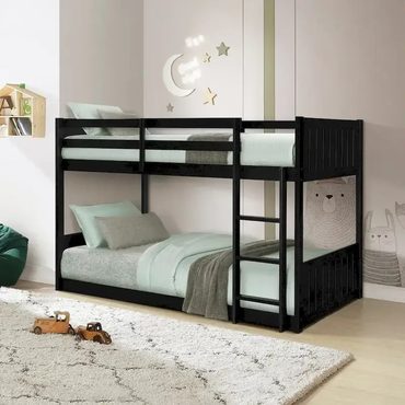 Revolutionary Clear Choice Delphia Low Profile Twin over Twin Bunk Bed Practical