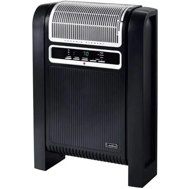 In Season Simple Goods 1500W Portable Digital Control Cyclonic Ceramic Space Heater, Black Everyday