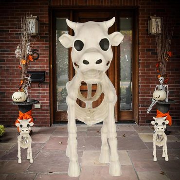 Classic Everyday Co 2023 Cow Skeleton, Halloween Decoration Modern