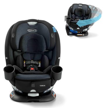Limited Simple Goods Graco Turn2Me 3-in-1 Rotating Convertible Car Seat, Cambridge Fine