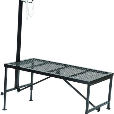 New 2026 Everyday Co Weaver Leather Livestock Steel Trim Stand Adjustable for Sheep Goats Black Distinctive