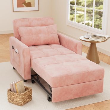 Limited Direct Source Sofa Bed Chair 3 in 1 Convertible Pullout Single Sleeper Chair Bed Spacious Multifunctional Sofa Value