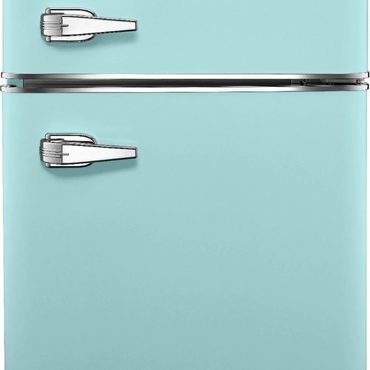 Popular True Basics 3.1 Cu. ft. Retro Mini Fridge with Top Freezer – Cool Mint Functional