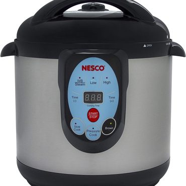 Limited Clear Choice NESCO NPC-9 Smart Electric Pressure Cooker and Canner, 9.5 Quart, Stainless Steel Modern