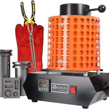 In Season Basic Line TOAUTO Gold Melting Furnace TGF3000-V1.1, 1+3KG, 1400W, 2100°F Sensible