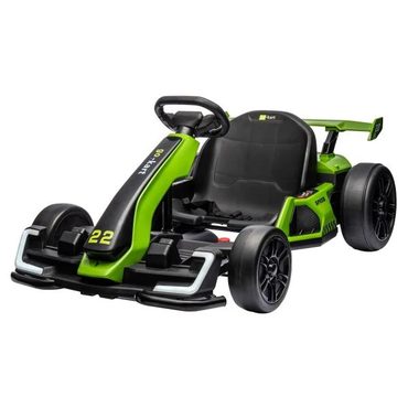 Essential Standard Goods 24V Electric Go Kart 300W Motor Drift/Sport Mode Green Practical