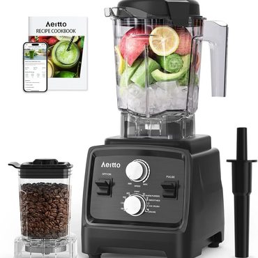 Limited Fresh Find Aeitto Blenders for Kitchen with 1800W Motor, 68Oz. Large Capacity, 2-in-1 Blender & Grinder Combo Practical