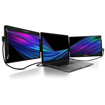 Limited Clear Choice SideTrak Swivel Triple Portable 12.5x22 Monitor 2-Pack - Black 82868419 Reliable