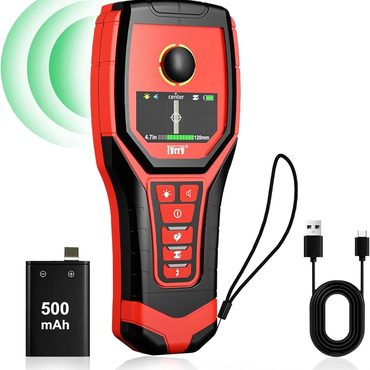 Limited Fresh Find 5 in 1 Stud Finder Wall Scanner Rechargeable with 9 Sensors HD Color Display Modern