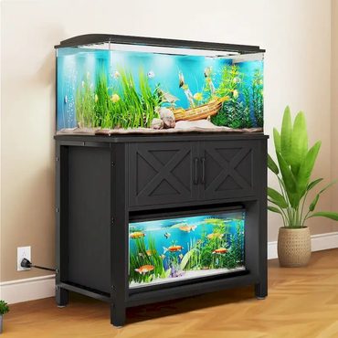 Limited Fresh Find Moasis 40-50 Gallon Aquarium Stand Cabinet Fish Tank Stand with Power Outlets Everyday