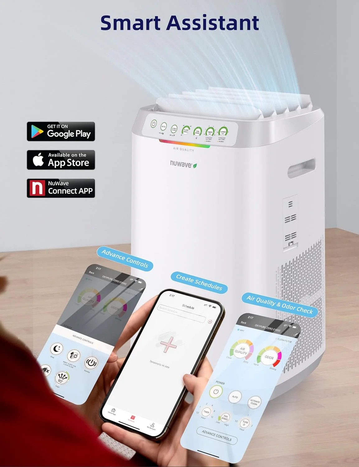 Genuine Clear Choice Smart Air Purifiers ZERO Waste ZERO Filter Replacements White Original