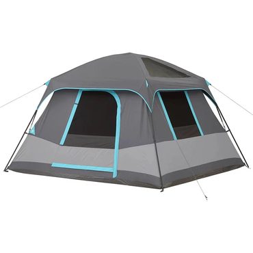 Classic Prime Select 10' x 9' 6-Person Dark Rest Cabin Tent w/Skylight Ceiling Panels, 15.4 lbs Sensible