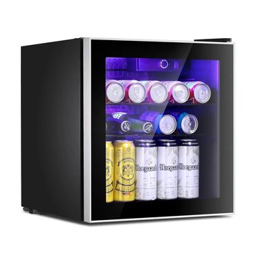 Advanced Open Market Antarctic Star Mini Fridge Cooler 60 Can Beverage Refrigerator Modern