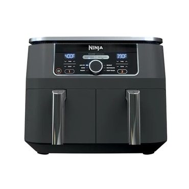 2026 Upgraded Prime Select Ninja Foodi AD150 8 Quart 6 in 1 DualZone Air Fryer 2 Basket Smart Finish Black Reliable