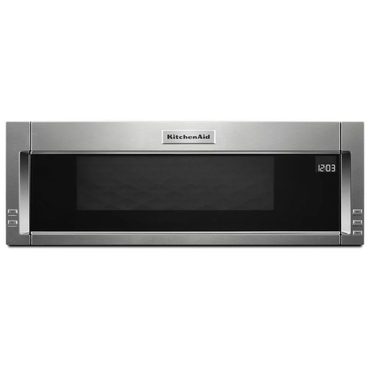 Select Everyday Co 30-Inch Low Profile Microwave Hood, 1000W, Stainless Steel, Dual LED, 4-Speed Ventilation Sound