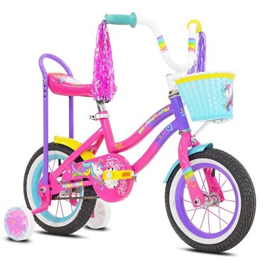 Economy Standard Goods LittleMissMatched 12 In. Let You Be You Unicorn Bike . Pink and Purple Practical