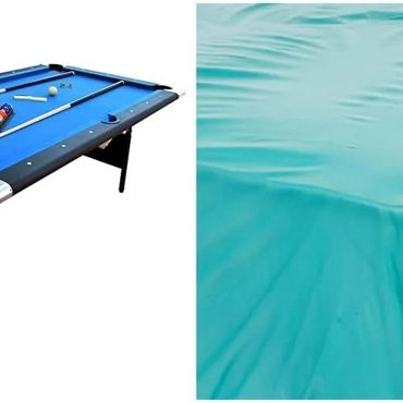 Revolutionary True Basics Hathaway Fairmont 6 Ft Portable Pool Table Folding Billiards Blue Red Value