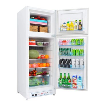 In Season True Basics Smad 9.4 Cu ft 64 in*H Propane Refrigerator AC 110V Freezer Large Capacity Frigde Camper Motorhome Enhanced