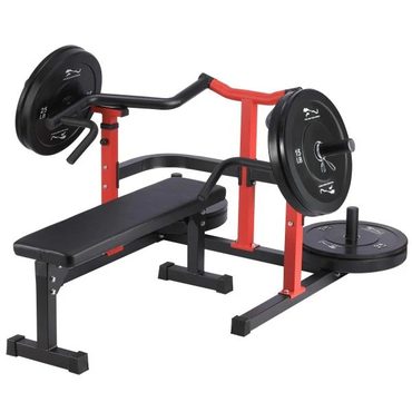 Advanced Standard Goods Chest Press Machine 1050LBS Capacity Independent Converging Arms Red Improved