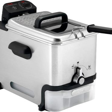 Brand New Prime Select Ultimate Steel Deep Fryer with Basket 3.5 Liter Oil and 2.6 Pound Food Capacity Sound