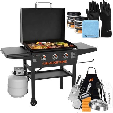 New 2026 Everyday Co Blackstone Griddle 2080 with Hood 3-Burner Flat Top Grill Functional