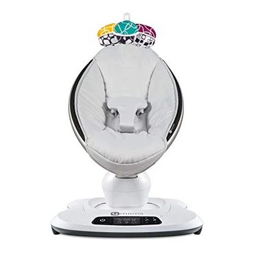 Essential Basic Line 4moms® mamaRoo 4 Multi-MotionTM Baby Swing, Bluetooth Baby Rocker with 5 Unique Motions Improved