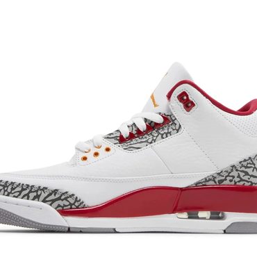 2026 Upgraded Pure Value Jordan 3 Retro 'Cardinal Red' Fine