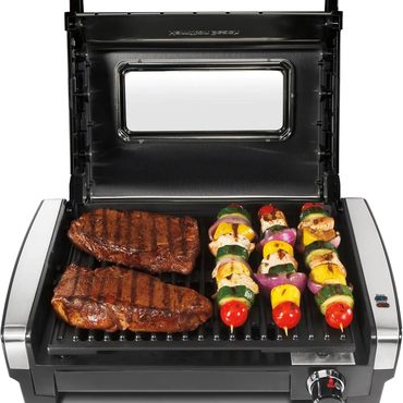 Economy Everyday Co Hamilton Beach Electric Indoor Searing Grill, Stainless Steel Budget